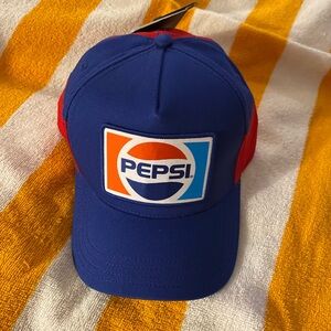 Pepsi Cap in Bold Blue and Red